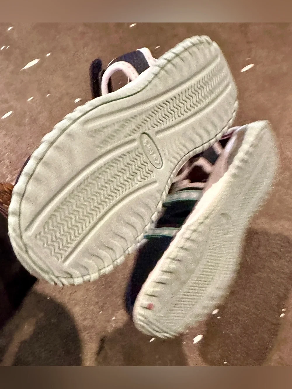 Carter's Navy Sneakers with Mint Accents for Kids